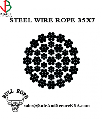 35X7 BULL NON ROTATING STEEL WIRE ROPE