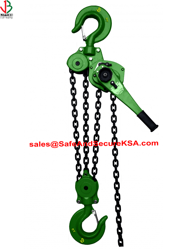 0.75 Ton, 10 Foot Chain TOHO HSH-616 OP Lever Block/Ratchet Puller Hoist with Overload Protection