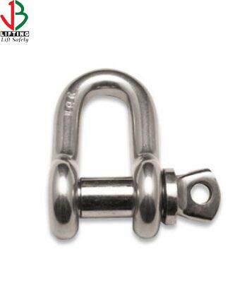 STAINLESS STEEL DEE TYPE SHACKLE SCREW PIN